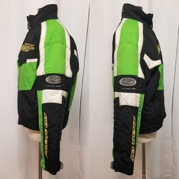 Arctic Cat Arcticwear Snowmobile Jacket Spellout Wearable Liner Size Woman's M - Picture 3 of 12